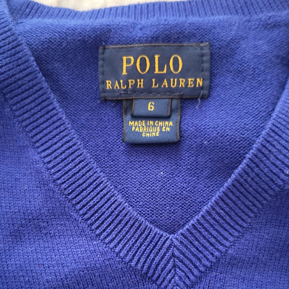Polo by Ralph Lauren Men's Blue Sweater